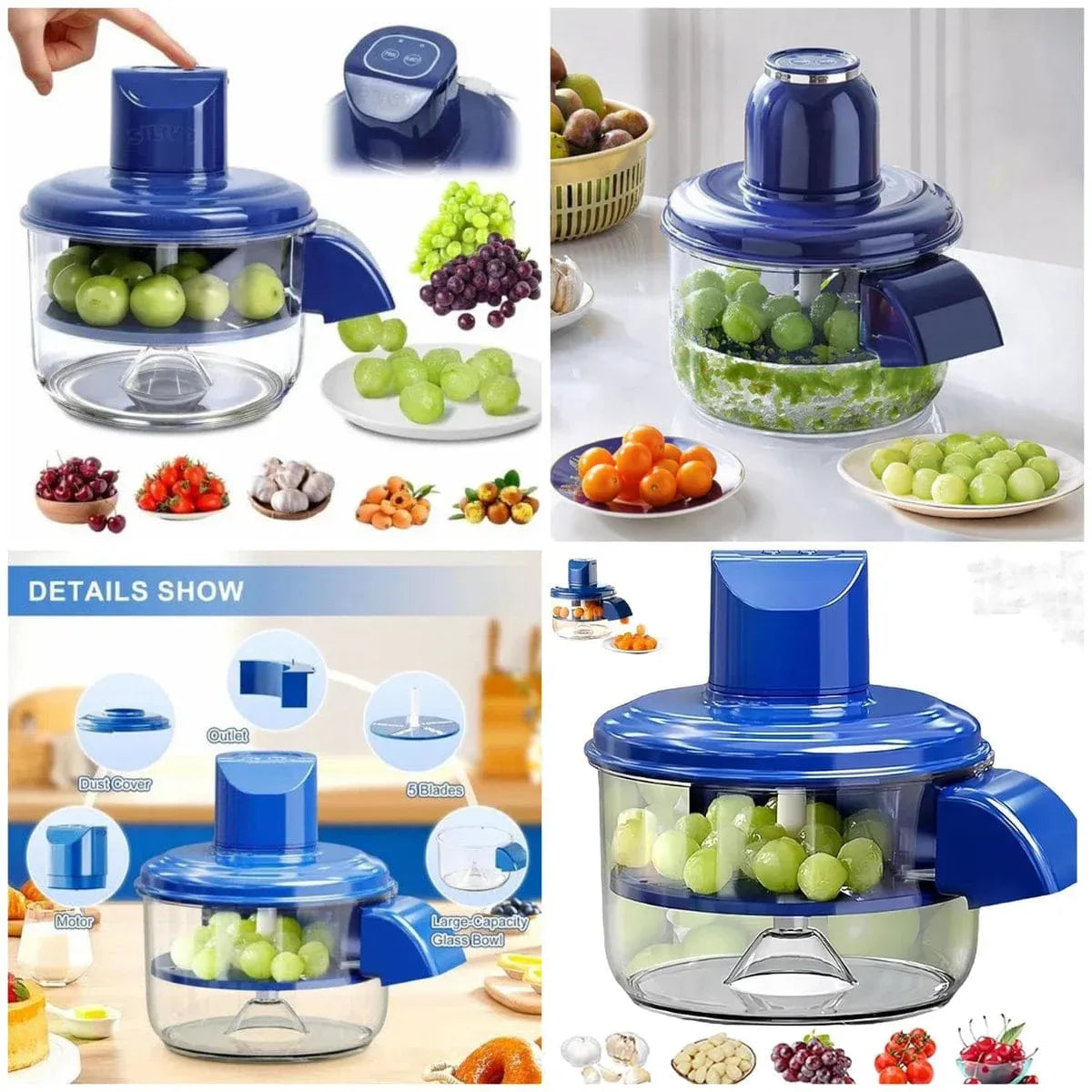 Automatic Electric Fruit & Vegetable Peeler – Rechargeable Kitchen Peeling Machine